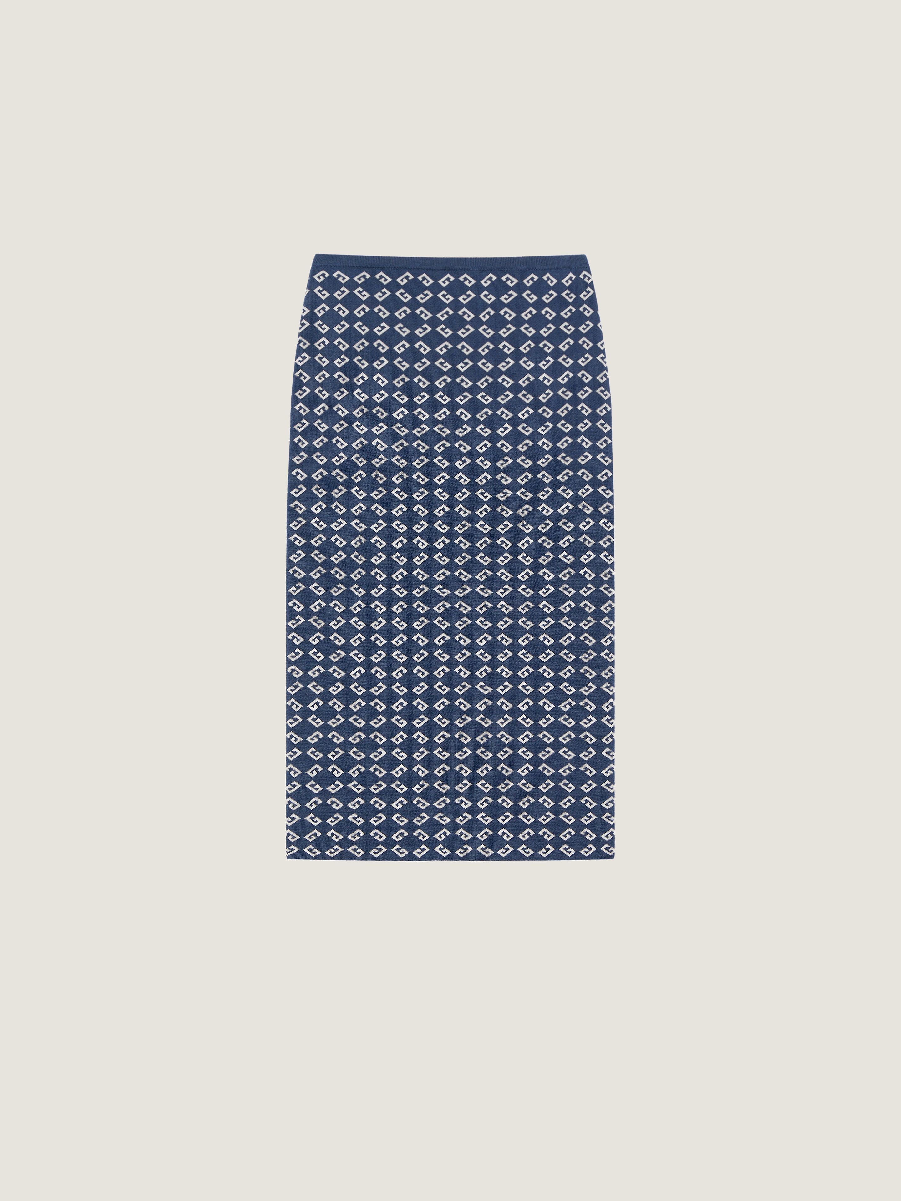 Skirt in monogram 72 jacquard